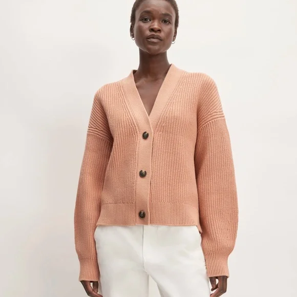 Everlane Blush Pink /terracotta /clay 100% organic cotton, NWT women’s size XS - Picture 6 of 6